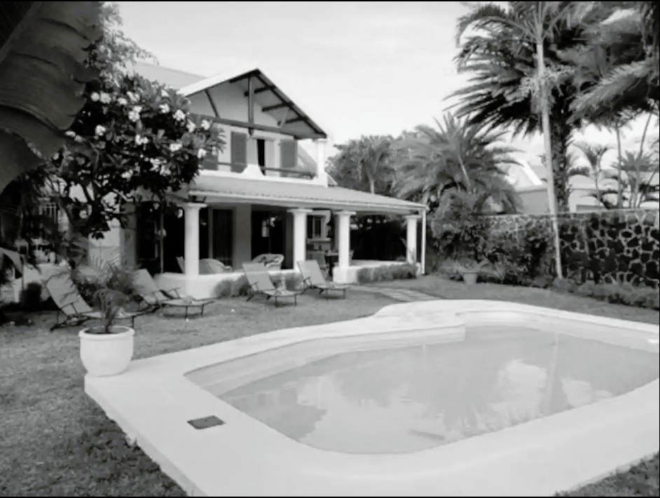 day-villa-front-pool-greyscale